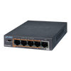 Switch PoE+ PLANET™ de 5 Puertos (4 PoE+) - 60W//PLANET™ 4-Port 10/100Mbps 802.3at/af PoE + 1-Port 10/100Mbps Desktop Switch - 60W