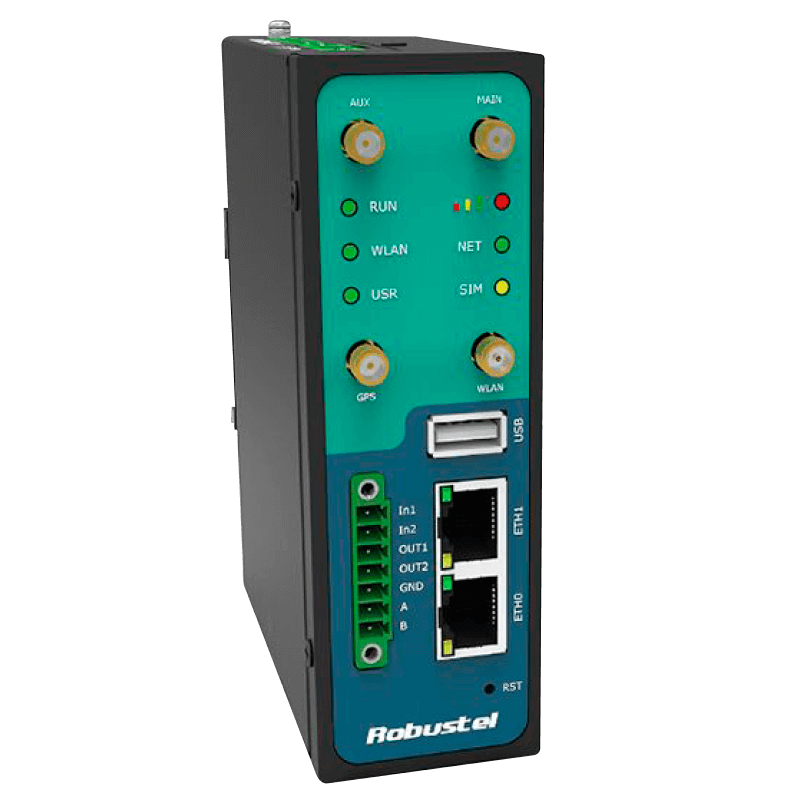 Router LTE Industrial ROBUSTEL® R3000-4L con GPS//ROBUSTEL® R3000-4L Industrial LTE Router with GPS