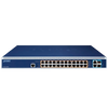 Switch Gestionable PLANET™ de 24 Puertos 802.3ab PoE++ (+2 TP 10G, +2 10G SFP+) - L3 (2000W+)//PLANET™ 24-Port 10/100/1000T 802.3bt PoE + 2-Port 10GBASE-T + 2-Port 10G SFP+ Managed Switch with Dual Modular Power Supply Slots - L3 (2000W+)
