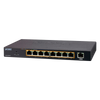 Switch Gigabit PoE+ PLANET™ de 8+1 Puertos - 120W//PLANET™ 8-Port 10/100/1000T 802.3at PoE + 1-Port 10/100/1000T Desktop Switch - 120W