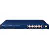 Switch Gigabit PoE+ PLANET™ de 16 Puertos (+2 SFP) - 240W//PLANET™ 16-Port 10/100/1000T 802.3at PoE + 2-Port 1000X SFP Gigabit Ethernet Switch - 240W