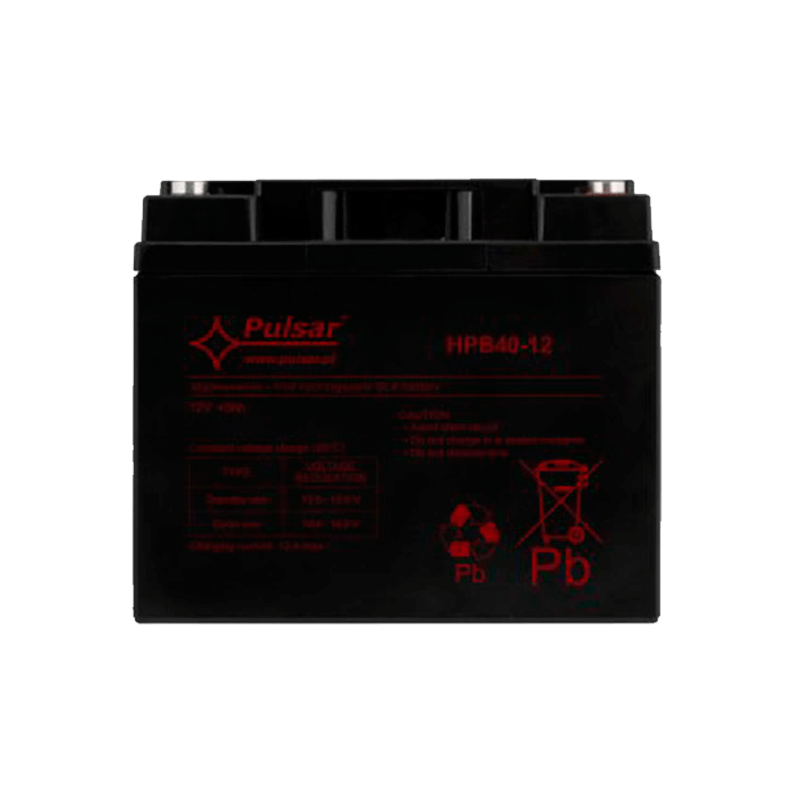 Batería PULSAR® Serie HPB 40 Ah (Duración 5-8 Años)//PULSAR® HPB Serie 40 Ah Battery (5-8 Years Lifespan)