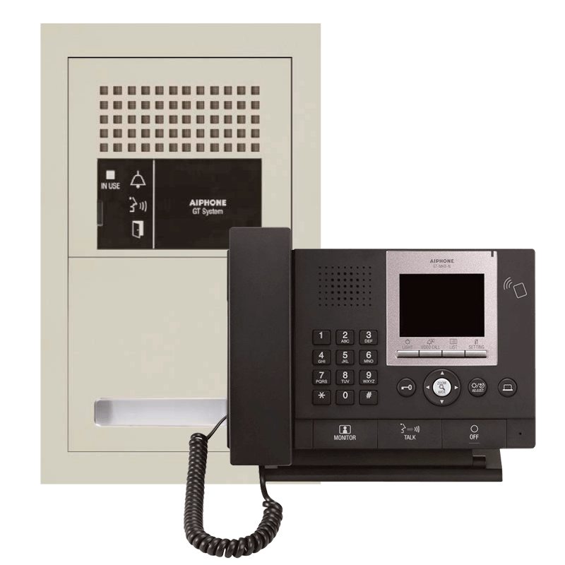 Kit de Interfonía AIPHONE™ GT-05ZRK para 5 Zonas de Refugio//AIPHONE™ GT-05ZRK Inercom Kit for 5 Refuge Areas