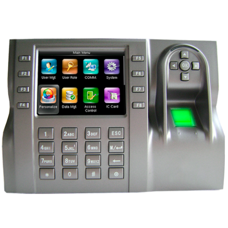 Terminal Biométrico ACP® iClock 580  con Teclado//ACP® iClock 580  Biometric Terminal with Keypad