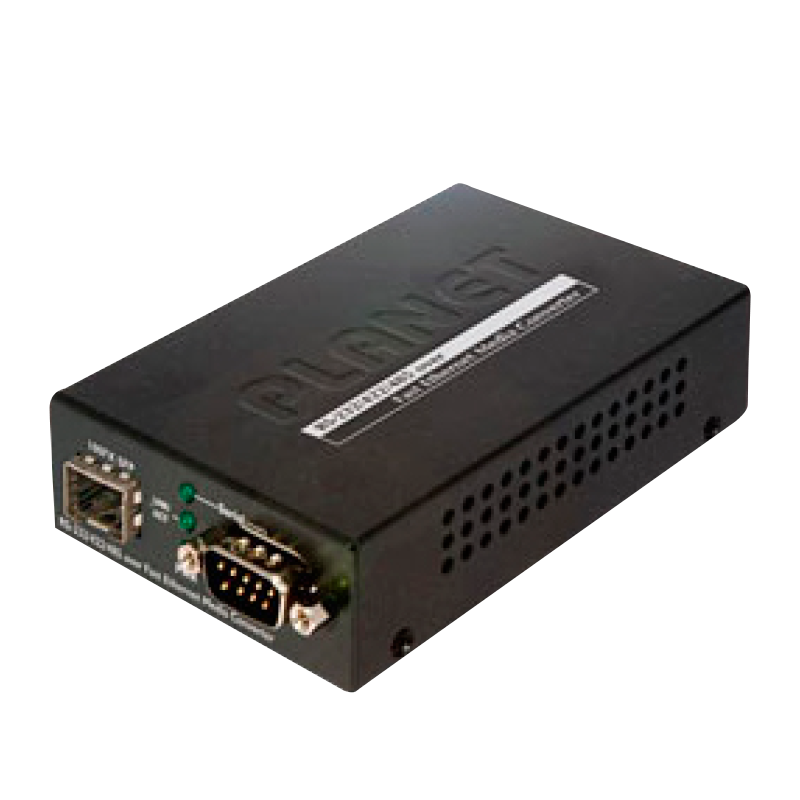 Conversor de Medios PLANET™ RS-232/422/485 a través de Fast Ethernet (SFP) - Varía en el módulo//PLANET™ RS-232/422/485 over Fast Ethernet Media Converter (SFP) – Vary on module