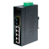 Switch Industrial PLANET™ de 4 Puertos  (+2 SFP) - Carril DIN//PLANET™ 4-Port 10/100Base-TX + 1-Port 100Base-FX Industrial Fast Ethernet Switch - DIN Rail