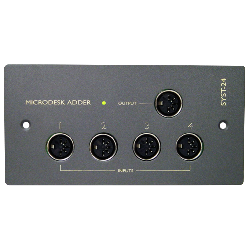 Micro Desk Adder 2695 - Sumador de micrófonos (4 Entradas, 1 Salida)//Micro Desk Adder 2695 - Microphone Adder (4 Inputs, 1 Output)