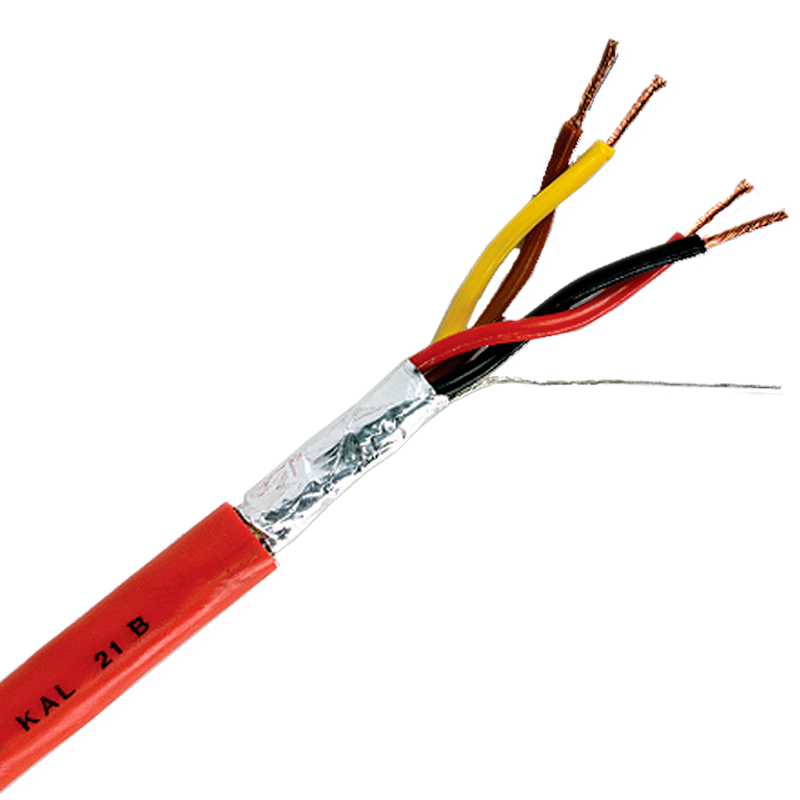 Cable de Alarma de Incendios (Libre de Halógenos) 4x1.5 mm² (ROJO)//Cable de Alarma de Incendios (Libre de Halógenos) 4x1.5 mm² (ROJO)