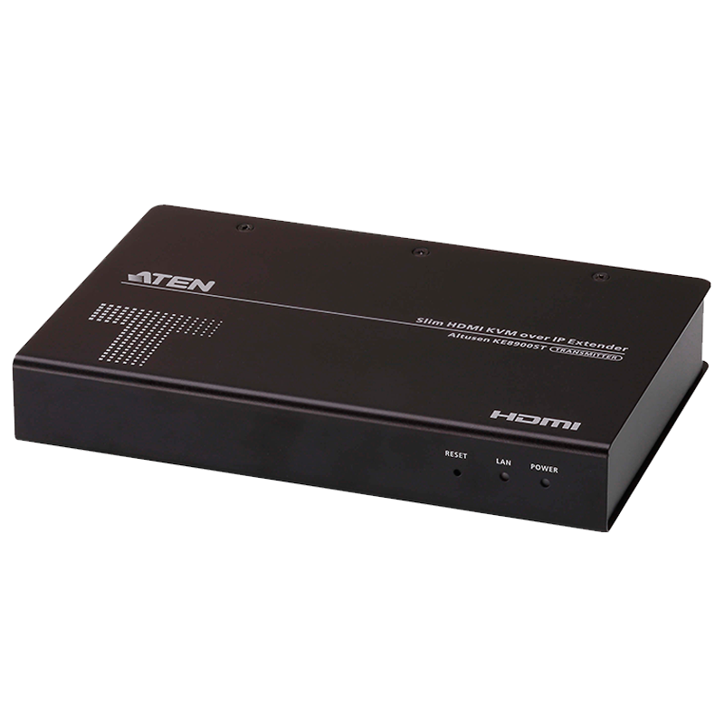 Transmisor KVM ATEN™ por IP HDMI Single Display USB formato compacto //ATEN™ Slim HDMI Single Display KVM over IP Transmitter