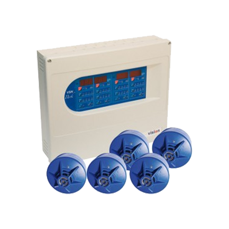 Kit MorleyIAS® VSN Park™ de 1 Zona + 5 Detectores//MorleyIAS® VSN Park™ 1 Zone Kit + 5 Detectors
