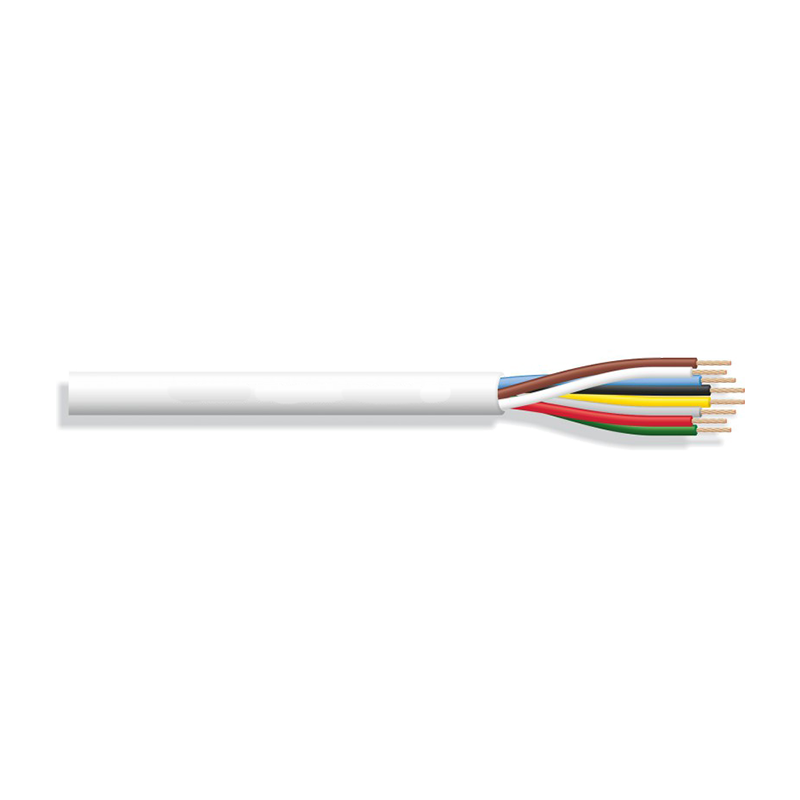 Cable de Intercomunicación No Apantallado LAZSA® 4x0.22mm² Blanco//LAZSA® 4x0.22mm² White Unshielded Intercom Cable