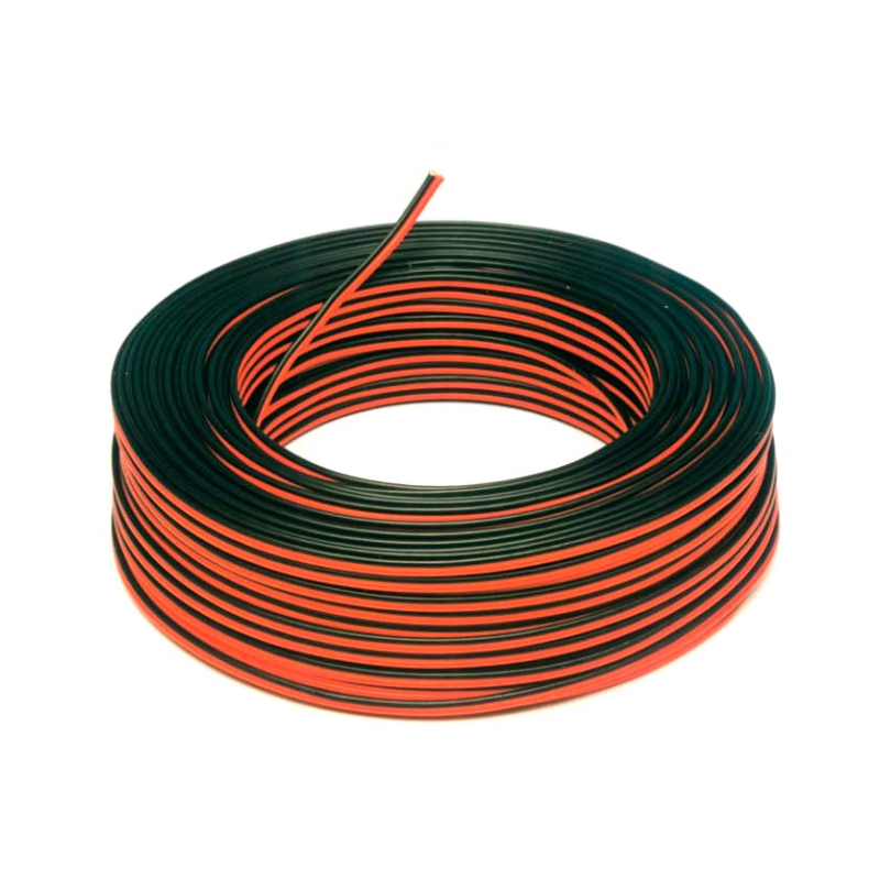 Cable Trenzado LAZSA® Rojo-Negro 2x1.5mm² LSZH//LAZSA® 2x1.5mm² LSZH Red-Black Stranded Cable