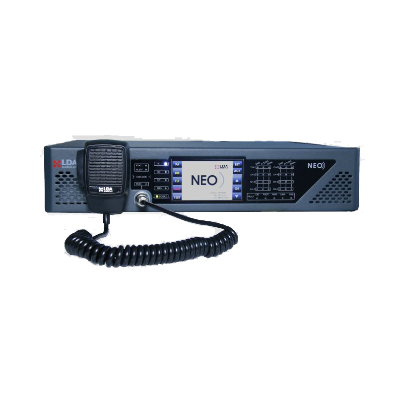 Sistema de Evacuación por Voz LDA® NEO™ 8060//LDA® NEO™ 8060 Voice Evacuation System