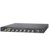 Switch/Extensor Gigabit PoE PLANET™ de Largo Alcance de 2 Puertos (+2 SFP) con 8-BNC - Capa 2//PLANET™ 8-port Long Reach PoE + 2-port 10/100/1000T + 2-port 100/1000X SFP Managed Switch - L2
