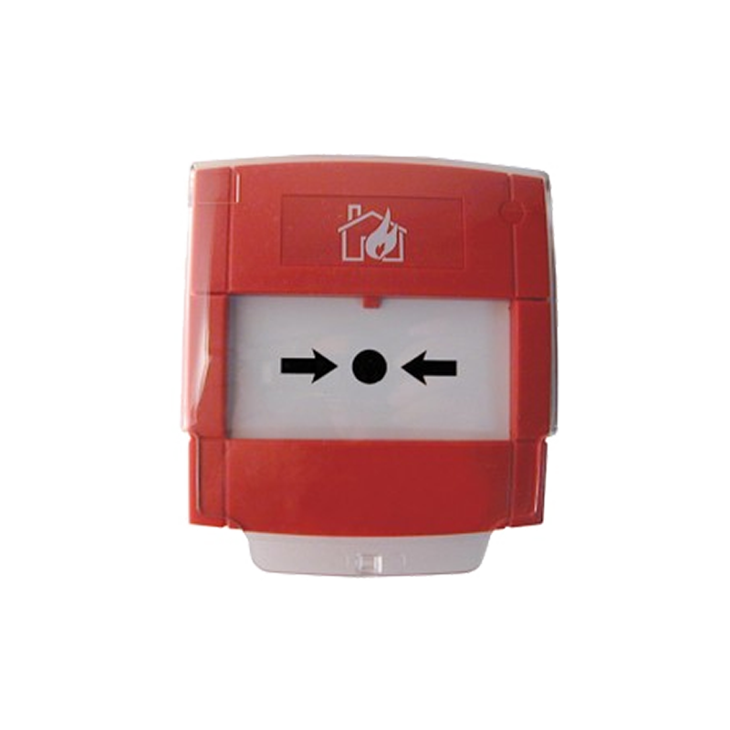 Pulsador de Alarma Rearmable KAC® con Contacto NA y Resistencia 470 Ohm//KAC® Resetable Alarm Push Button with NO Contact and 470 Ohm Resistor