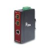 Conversor Industrial UTC™ IFS® de Gigabit Ethernet a Fibra (2 x SFP) - Carril DIN//UTC™ IFS® 1-Port (+2 SFP) Industrial Non-Manageable Gigabit Ethernet Media Converter - DIN Rail