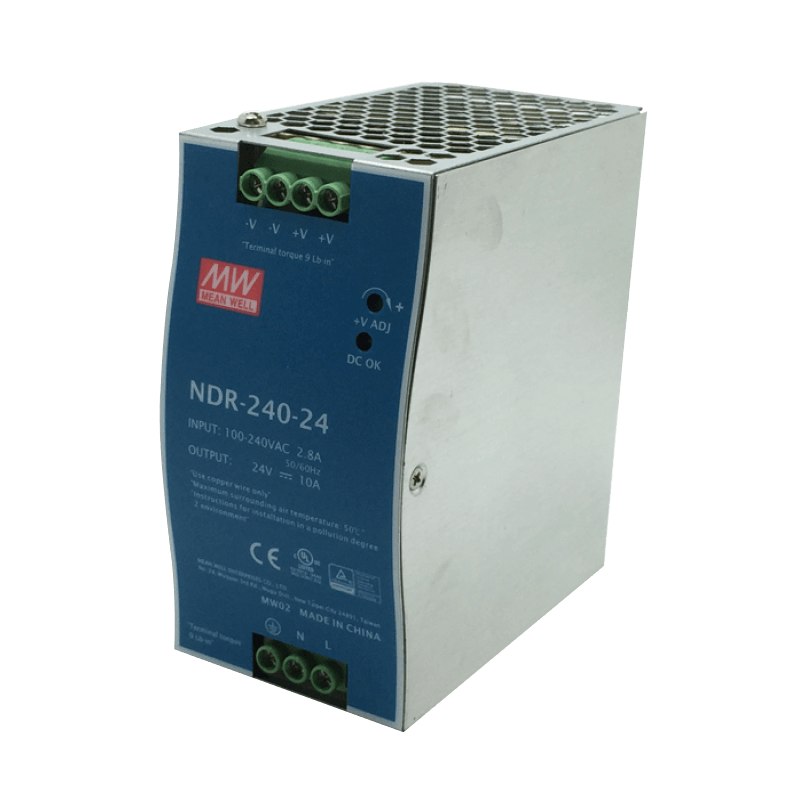 Fuente MEANWELL® NDR-240//MEANWELL® NDR-240 Power Supply Unit