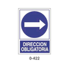 Placa de Obligación Tipo 1 (Placa - Clase B)//Mandatory Signboard Type 1 (Plastic Sheet - Class B)