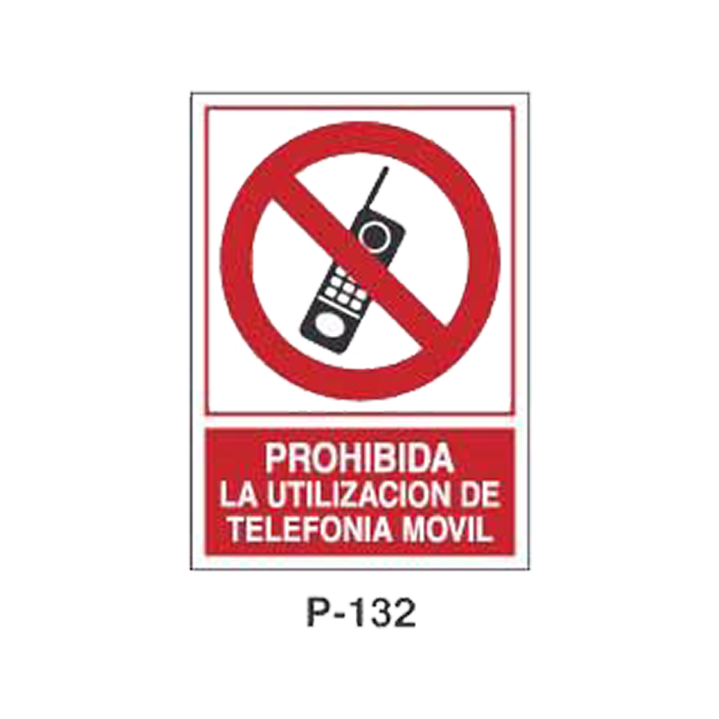 Placa de Prohibición y PCI Tipo 1 (Placa - Clase B)//Prohibition and Fire Signboard Type 1 (Plastic Sheet - Class B)