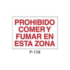 Placa de Prohibición y PCI Tipo 2 (Lámina - Clase A)//Prohibition and Fire Signboard Type 2 (Plastic Sheet - Class A)