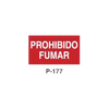 Placa de Prohibición y PCI Tipo 3 (Lámina - Clase A)//Prohibition and Fire Signboard Type 3 (Plastic Sheet - Class A)