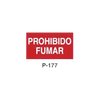 Placa de Prohibición y PCI Tipo 3 (Placa - Clase B)//Prohibition and Fire Signboard Type 3 (Plastic Sheet - Class B)