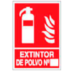 Placa de Prohibición y PCI Tipo 4 (Lámina - Clase A)//Prohibition and Fire Signboard Type 4 (Plastic Sheet - Class A)