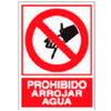 Placa de Prohibición y PCI Tipo 4 (Lámina - Clase A)//Prohibition and Fire Signboard Type 4 (Plastic Sheet - Class A)