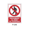 Placa de Prohibición y PCI Tipo 5 (Lámina - Clase A)//Prohibition and Fire Signboard Type 5 (Plastic Sheet - Class A)