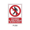 Placa de Prohibición y PCI Tipo 5 (Placa - Clase B)//Prohibition and Fire Signboard Type 5 (Plastic Sheet - Class B)