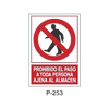 Placa de Prohibición y PCI Tipo 5 (Placa - Clase B)//Prohibition and Fire Signboard Type 5 (Plastic Sheet - Class B)