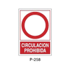 Placa de Prohibición y PCI Tipo 5 (Placa - Clase B)//Prohibition and Fire Signboard Type 5 (Plastic Sheet - Class B)