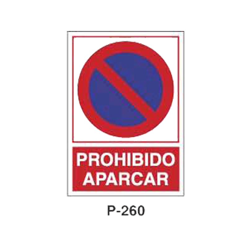 Placa de Prohibición y PCI Tipo 5 (Placa - Clase B)//Prohibition and Fire Signboard Type 5 (Plastic Sheet - Class B)