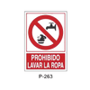 Placa de Prohibición y PCI Tipo 5 (Lámina - Clase A)//Prohibition and Fire Signboard Type 5 (Plastic Sheet - Class A)