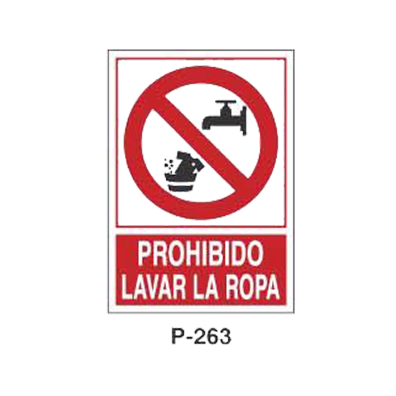 Placa de Prohibición y PCI Tipo 5 (Placa - Clase B)//Prohibition and Fire Signboard Type 5 (Plastic Sheet - Class B)