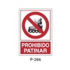 Placa de Prohibición y PCI Tipo 5 (Lámina - Clase A)//Prohibition and Fire Signboard Type 5 (Plastic Sheet - Class A)