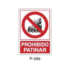 Placa de Prohibición y PCI Tipo 5 (Placa - Clase B)//Prohibition and Fire Signboard Type 5 (Plastic Sheet - Class B)