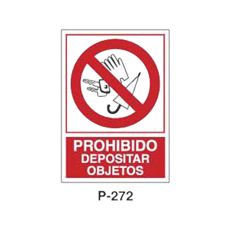 Placa de Prohibición y PCI Tipo 5 (Lámina - Clase A)//Prohibition and Fire Signboard Type 5 (Plastic Sheet - Class A)