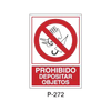 Placa de Prohibición y PCI Tipo 5 (Lámina - Clase A)//Prohibition and Fire Signboard Type 5 (Plastic Sheet - Class A)