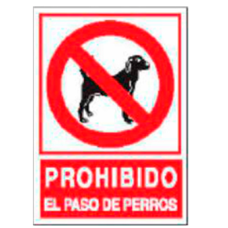 Placa de Prohibición y PCI Tipo 5 (Lámina - Clase A)//Prohibition and Fire Signboard Type 5 (Plastic Sheet - Class A)