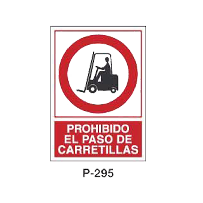 Placa de Prohibición y PCI Tipo 6 (Placa - Clase B)//Prohibition and Fire Signboard Type 6 (Plastic Sheet - Class B)