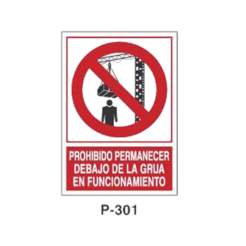 Placa de Prohibición y PCI Tipo 6 (Placa - Clase B)//Prohibition and Fire Signboard Type 6 (Plastic Sheet - Class B)