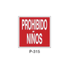 Placa de Prohibición y PCI Tipo 6 (Lámina)//Prohibition and Fire Signboard Type 6 (Plastic Sheet)