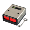 Pulsador de Atraco CQR™ Doble de Acero con Llave//CQR™ Bouble Panic Button with Key