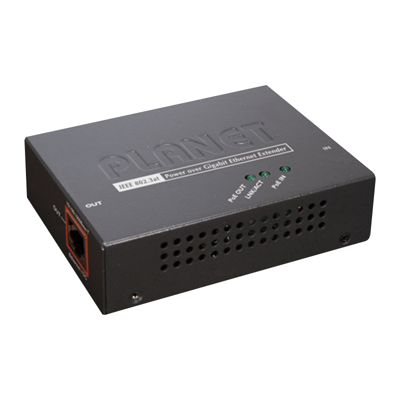 Extensor (Repetidor) Gigabit PoE+ PLANET™ (Máx. 26 W)//PLANET™ IEEE 802.3at Power over Gigabit Ethernet Extender (Max. 26 W)