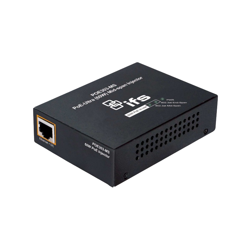 Inyector Ultra PoE UTC™ IFS® POE303-MS (60W)//UTC™ IFS® POE303-MS Ultra PoE Injector (60W)