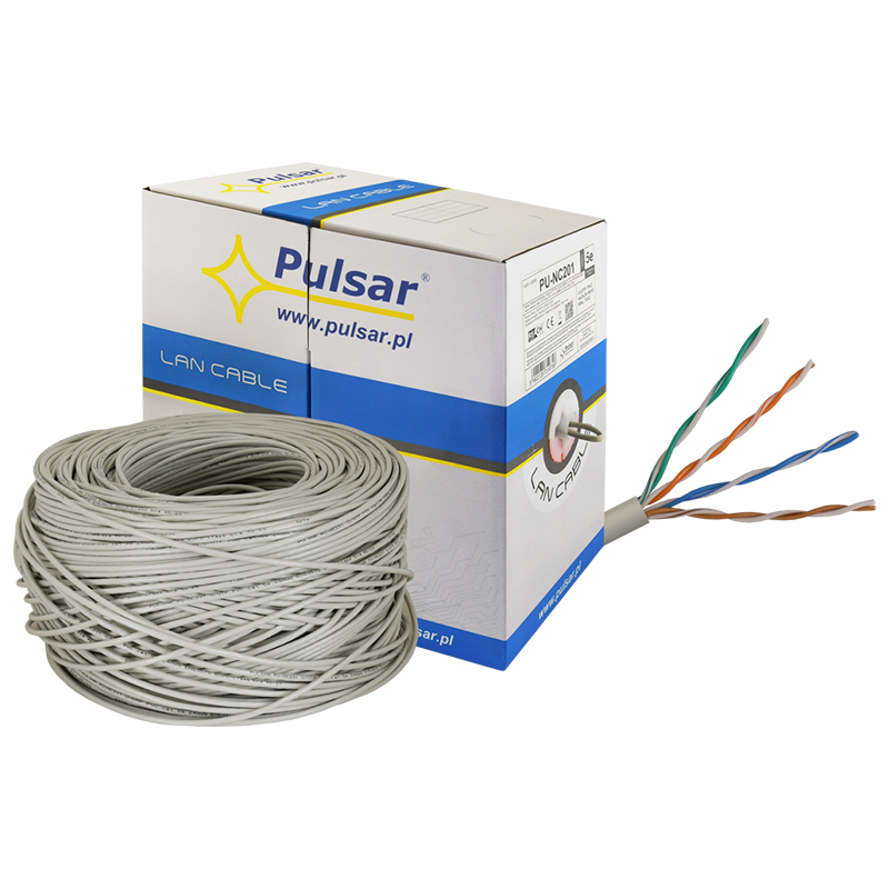 Cable U/UTP PULSAR® Cat5e Gris-Beige//U/UTP PULSAR® Cat5e Cable - Grey-Beige