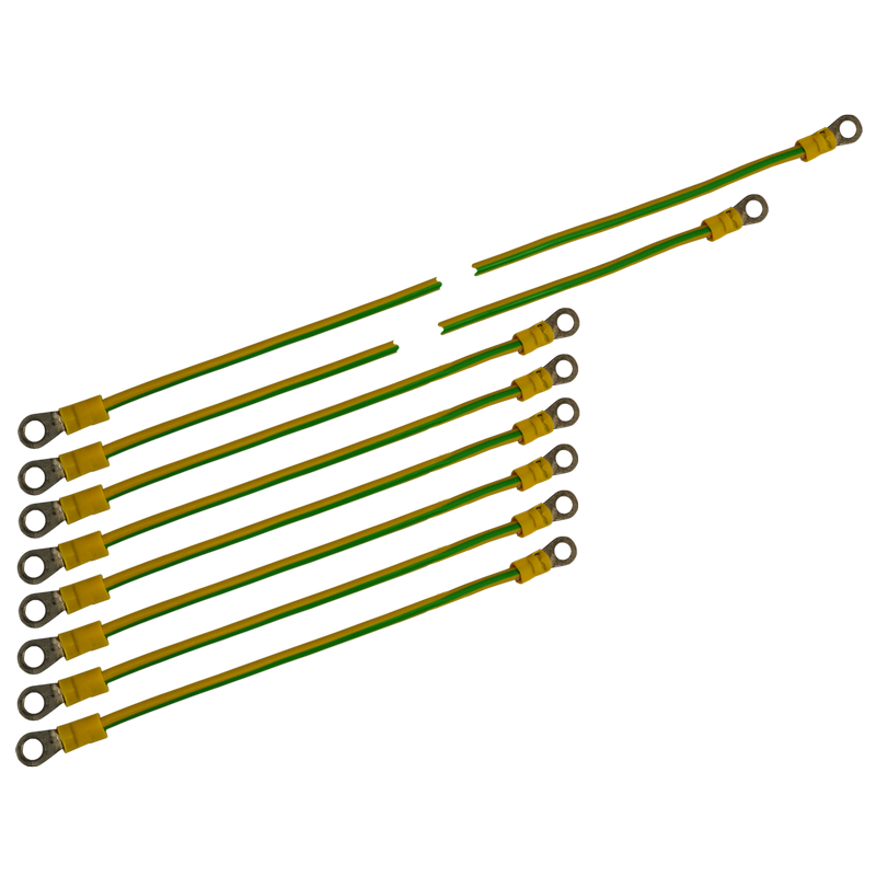 Conjunto de Cables de Tomas de Tierra para Rack de 19" Tipo RS/ZRS//Set of Grounding Wires to Rack 19” cabinets, RS/ZRS type