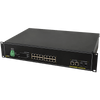 Switch PULSAR® de 16 Puertos (+2 TP/SFP) PoE+ para 16 Cámaras IP - 240W - Rack 19" (con Batería)//PULSAR® 16-Port (+2 TP/SFP) PoE+ Switch for 16 IP Cameras - 240W - Rack 19" (with UPS)