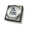 Pulsador de Salida CDVI® "PUSH TO OPEN" con LOGO//CDVI® 'PUSH TO OPEN' with LOGO Exit Push Button